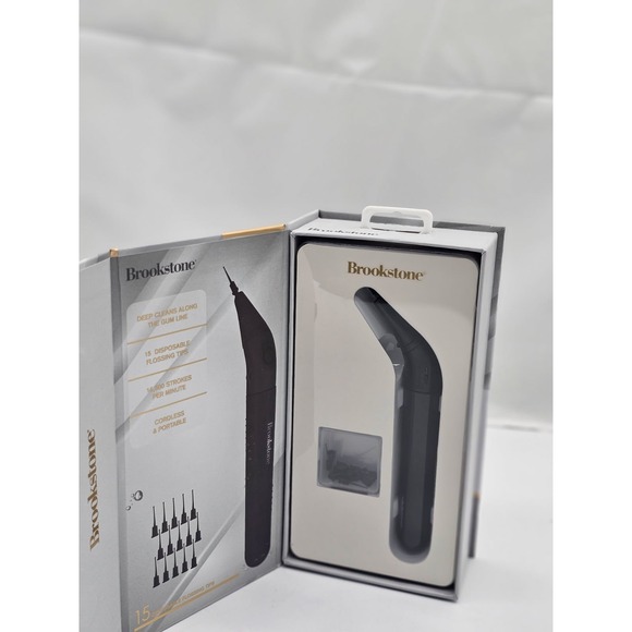 Brookstone Cordless Electric Toothpick & Power Flosser. New In Box! - Picture 5 of 5